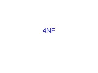 4NF