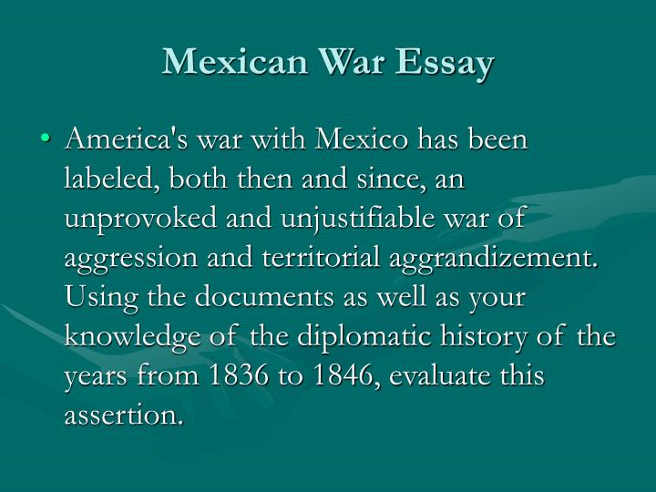 mexican war essay
