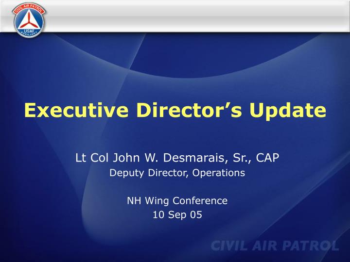 executive director s update