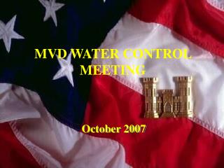 MVD WATER CONTROL MEETING