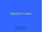 OBESITA’ E MMG - slide 1