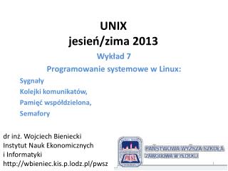 unix jesie zima 2013