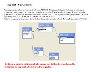 support cas gesnotes
