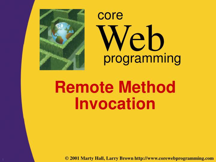 remote method invocation