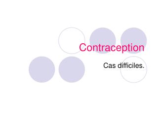 contraception