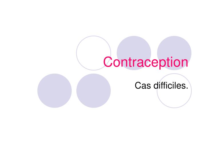 contraception