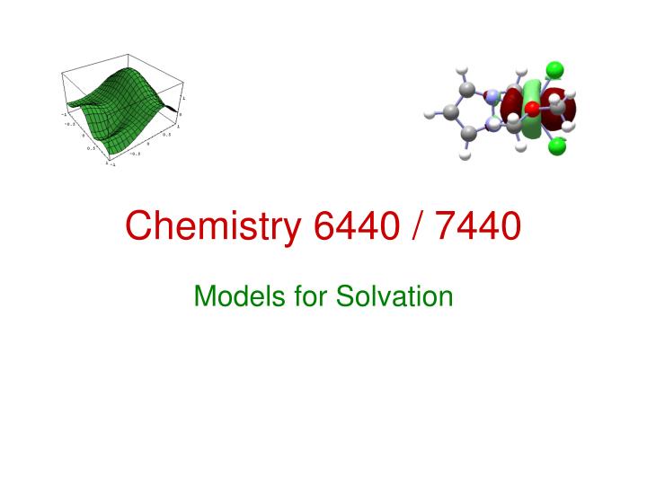 chemistry 6440 7440