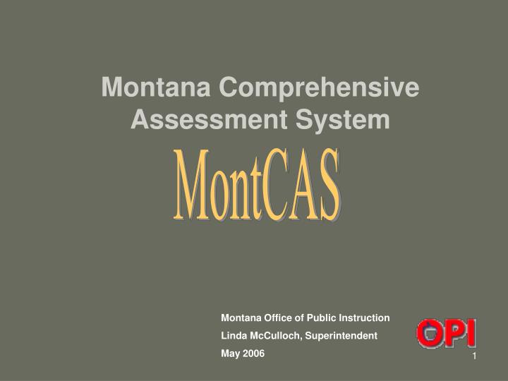 montana comprehensive assessment system