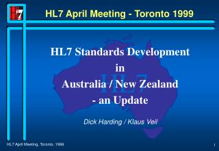 HL7 April Meeting - Toronto 1999