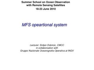 MFS opeartional system