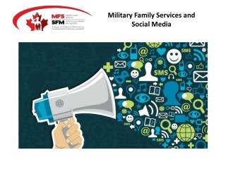 Military Family Services and Social Media