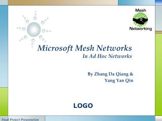 Microsoft Mesh Networks In Ad Hoc Networks