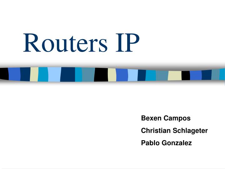 routers ip
