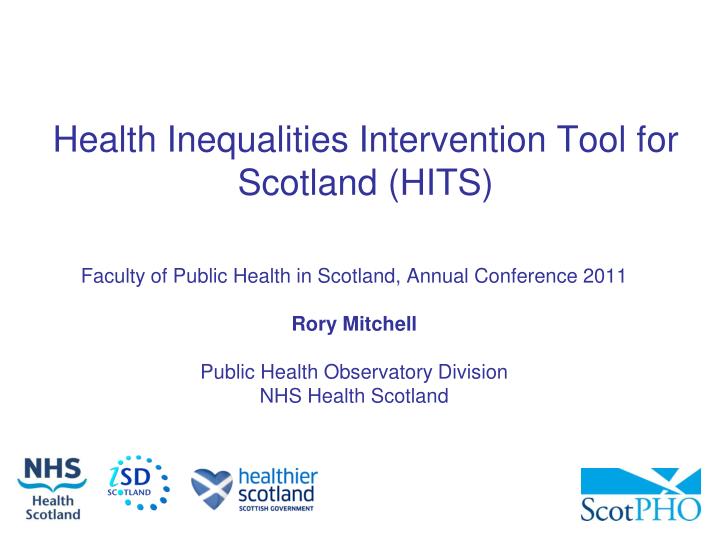 health inequalities intervention tool for scotland hits