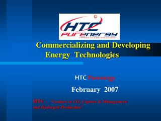 Commercializing and Developing Energy Technologies