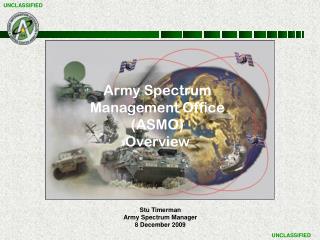 Stu Timerman Army Spectrum Manager 8 December 2009