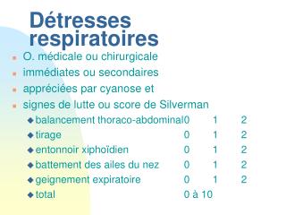 d tresses respiratoires
