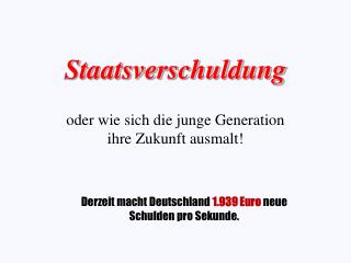 staatsverschuldung