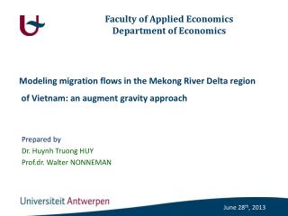 Modeling migration flows in the Mekong River Delta region of Vietnam: an augment gravity approach