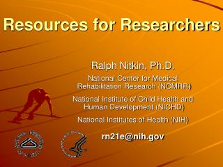 Resources for Researchers