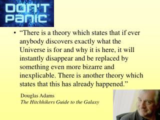 Douglas Adams The Hitchhikers Guide to the Galaxy