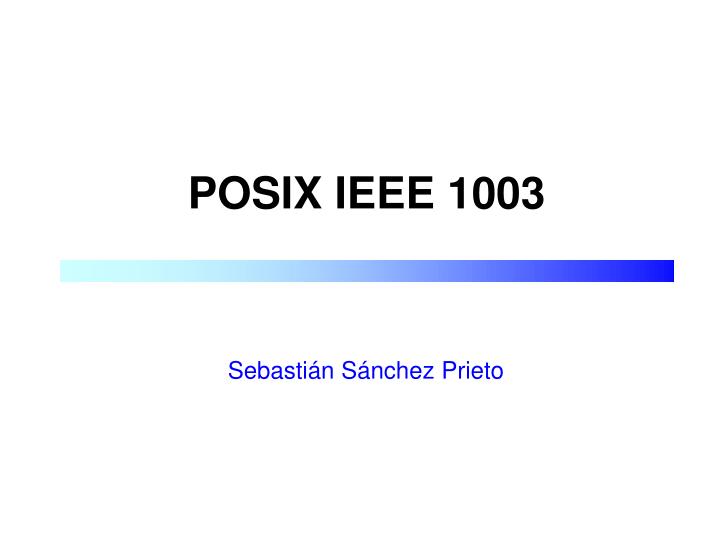 posix ieee 1003