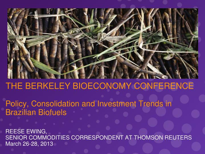 the berkeley bioeconomy conference