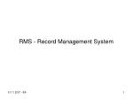 RMS - Record Management System