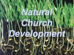 Natural Church Development - slide 1