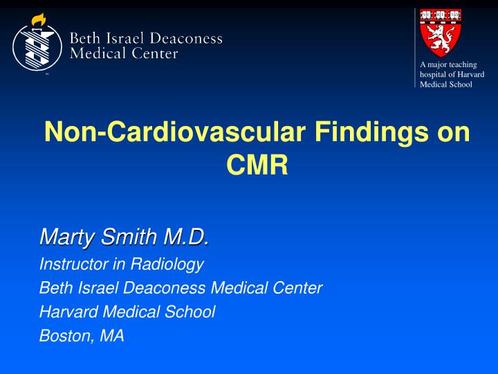 non cardiovascular findings on cmr