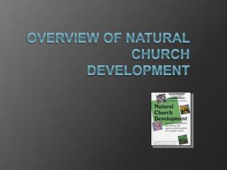 Overview of Natural Church Development