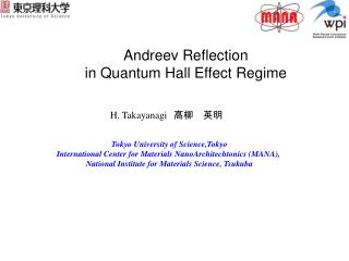Andreev Reflection in Quantum Hall Effect Regime