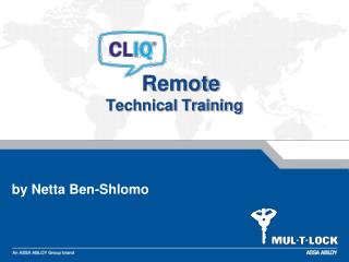 Remote Technical Training