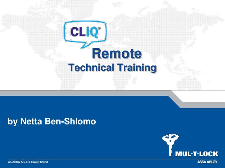 remote technical training