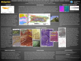 LINEAMENT MAPPING FOR GROUNDWATER EXPLORATION USING REMOTELY SENSED IMAGERY IN KARST TERRAINS