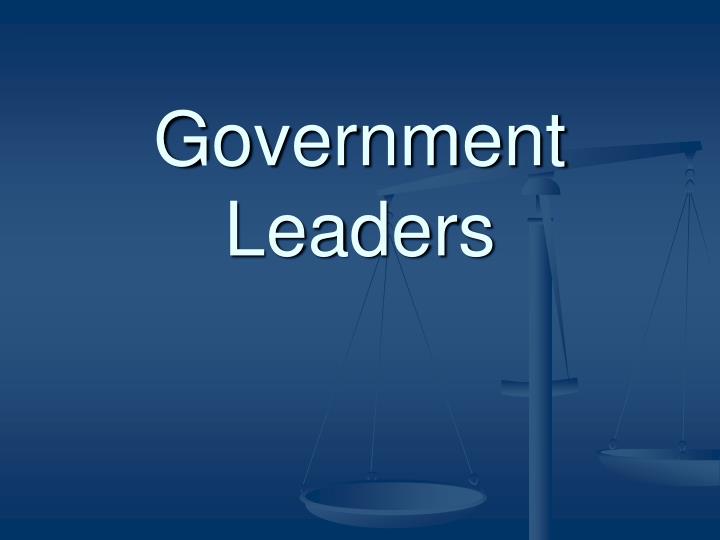 government leaders