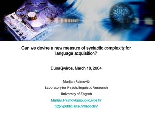Can we devise a new measure of syntactic complexity for language acquisition?