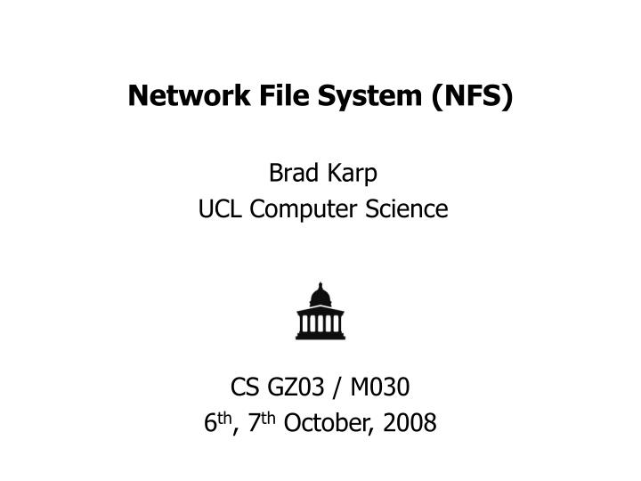 network file system nfs