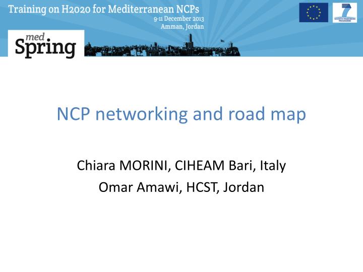 ncp networking and road map