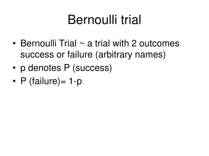 bernoulli trial