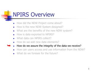 NPIRS Overview