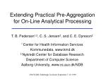 Extending Practical Pre-Aggregation for On-Line Analytical Processing - slide 1