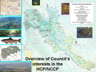Pajaro Watershed Council Origins HCP Process and Areas of Interest