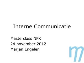 interne communicatie