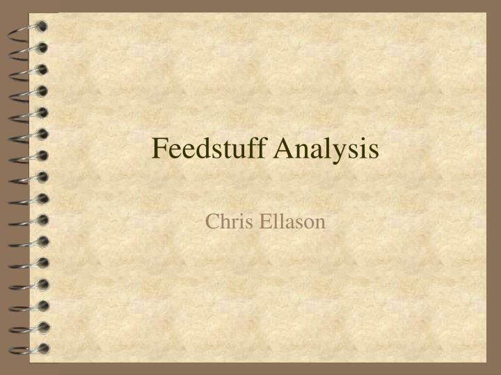 feedstuff analysis