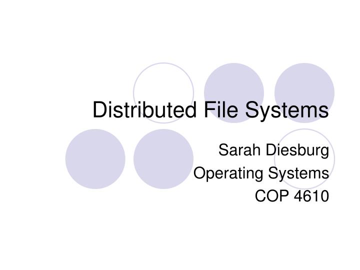 distributed file systems