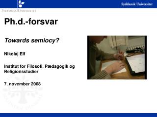 ph d forsvar