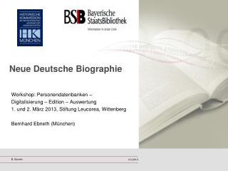 neue deutsche biographie