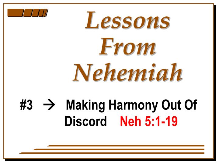 lessons from nehemiah