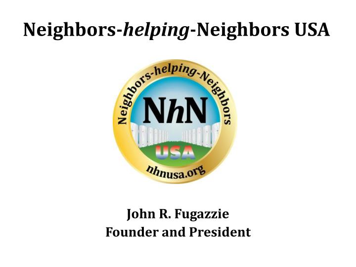 neighbors helping neighbors usa